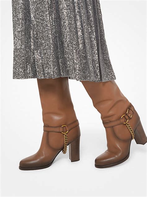 michael kors yancy boots|Michael Kors burnished boots.